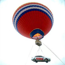 Fly with loading an automobile